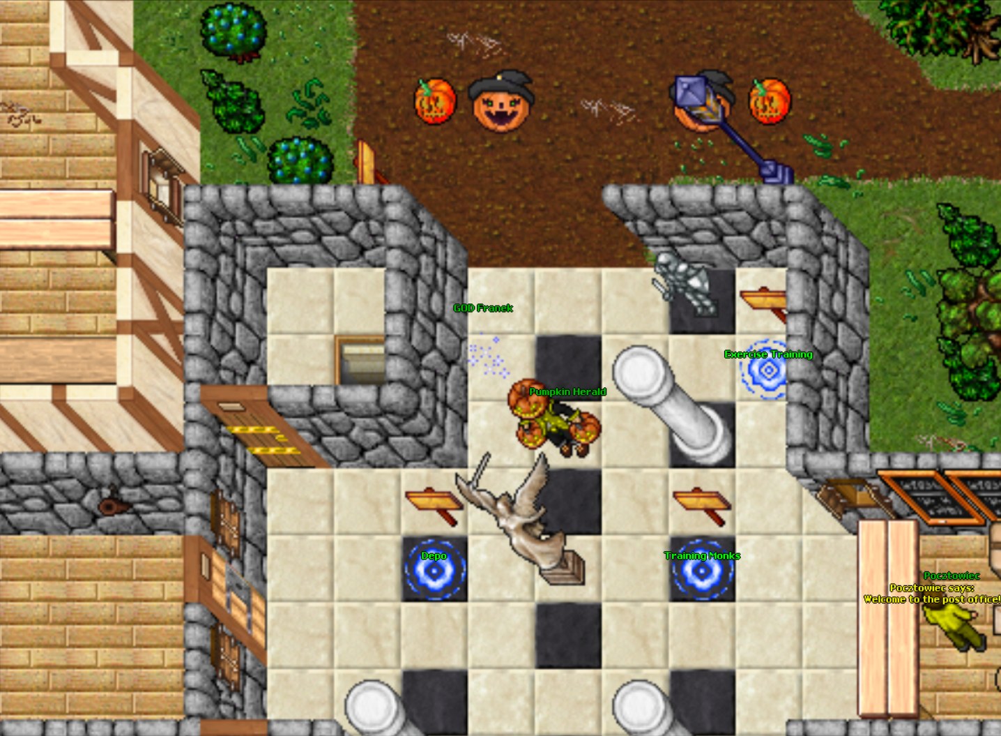 Pumpkin Herald czeka w świątyni Averain